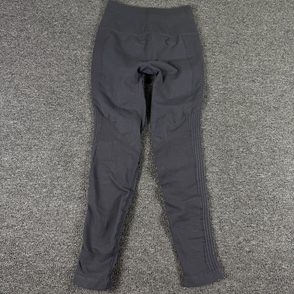 Lululemon Leggings Womens 2 Ebb to Street Tight II Black Seamless Mesh Active